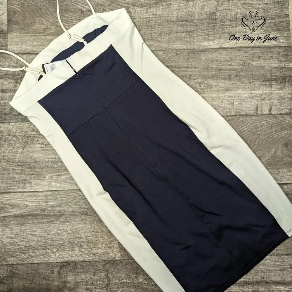 bebe Adjustable Spaghetti Strap Mini Dress Size L - Picture 7 of 7